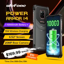 Ulefone power armor 14 telefone áspero 10000mah android 11 2.4g/5g wlan celular versão global nfc smartphones carregamento sem fio (1)