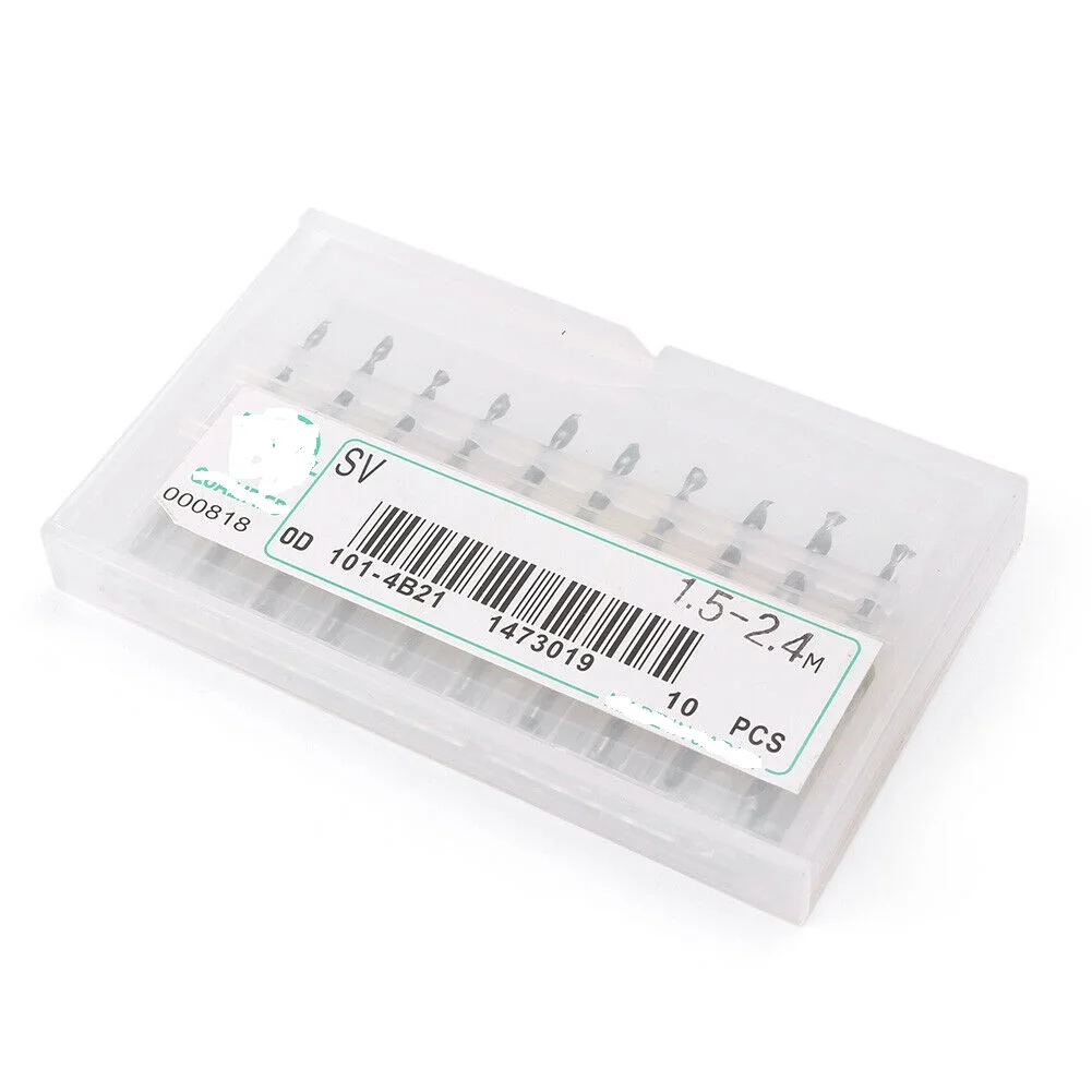 10 шт. 1 5 мм 2 4 Карбид PCB микро сверла набор инструментов Вольфрамовая сталь для