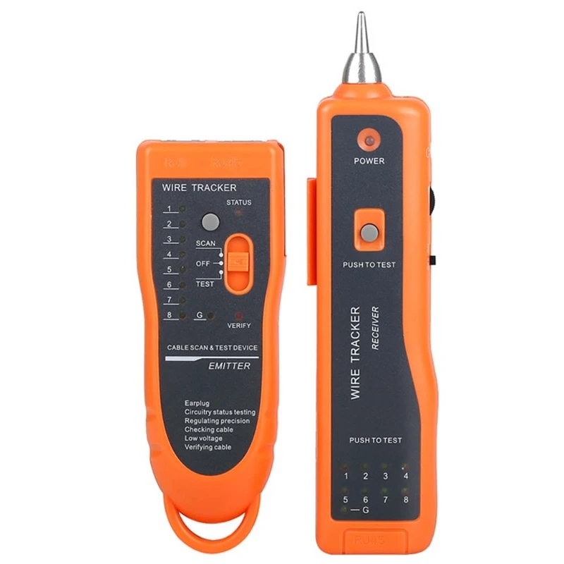 Устройство для диагностики кабеля сети локальной Cat5 Cat6 RJ45 UTP STP детектор прибор