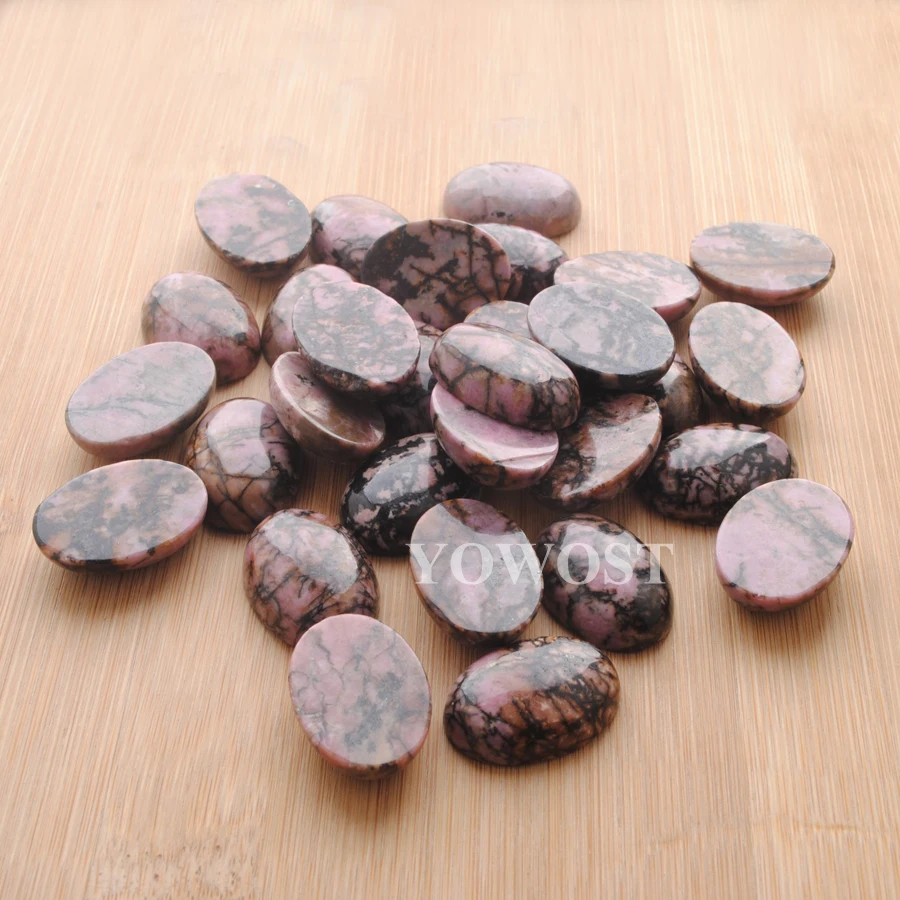 Натуральный Родохрозит драгоценный камень овальный кабошон без отверстия