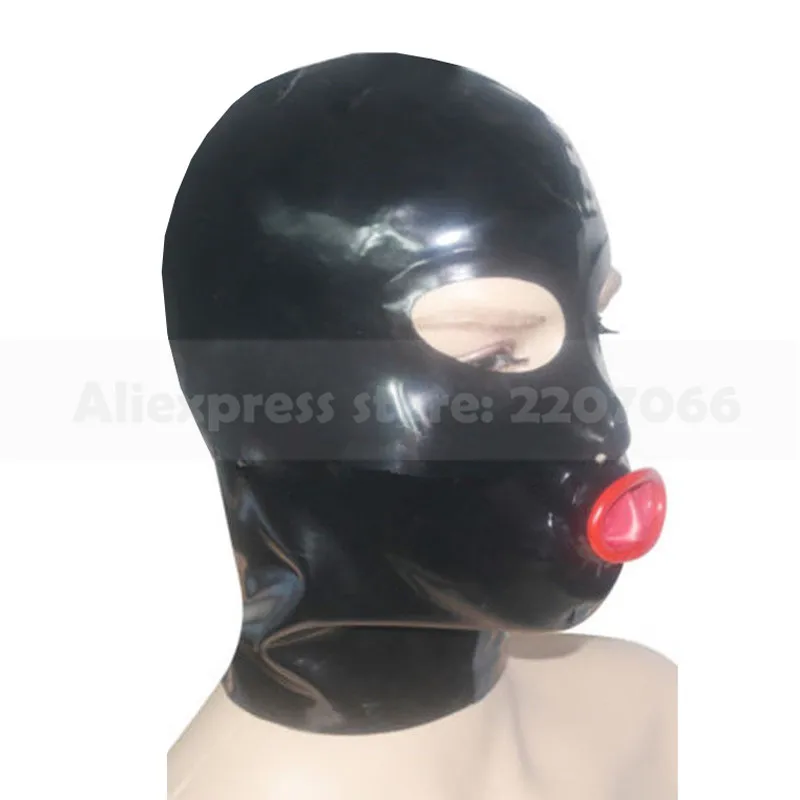 Латексный колпачок с открытыми глазами и внутренними ноздрями | Тематическая