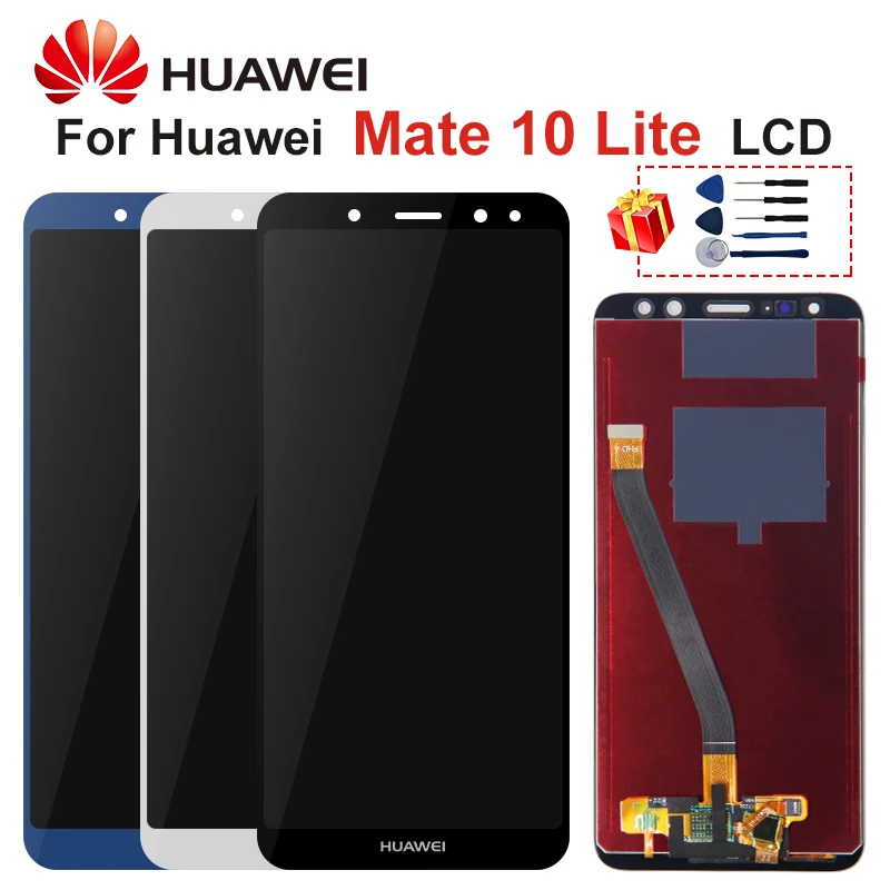 Сенсорный ЖК экран 5 9 дюйма для Huawei Mate 10 Lite дигитайзер в сборе запасные части