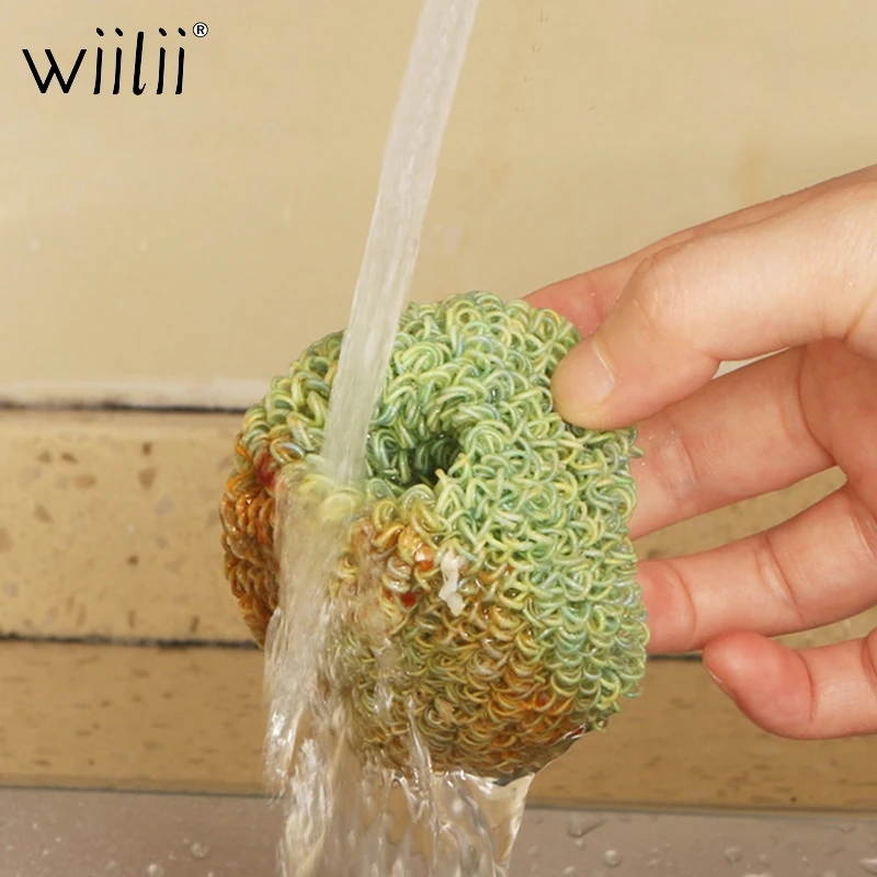 Нано щетка для чистки кухонной посуды с шариком Высокоэффективная посуда