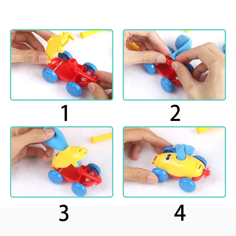 Забавный инерционный воздушный шар игрушечный автомобиль антистресс научный