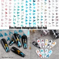 nail stickers transfer slider decals nail art decoration holographic nail foil