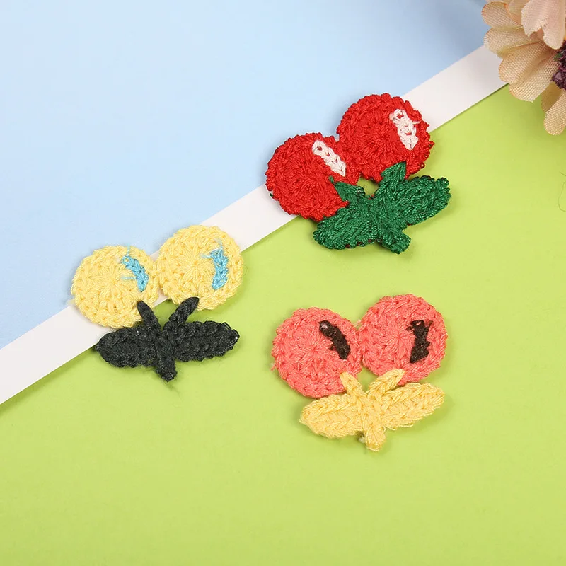 Новинка 100 шт./лот 2019 материал для украшения волос сделай сам вязаные нашивки в