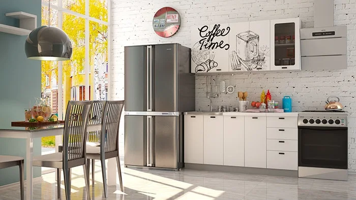 Kitchen set Coffee Time 1.6 MDF matte furniture Cabinet mobile |