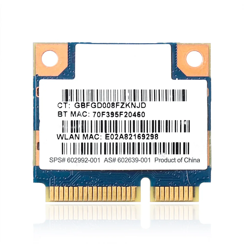Сетевая карта Wi-Fi адаптер Беспроводная Карта Bluetooth 3 0 4520s WLAN мини PCIexpress для HP RT3090BC4