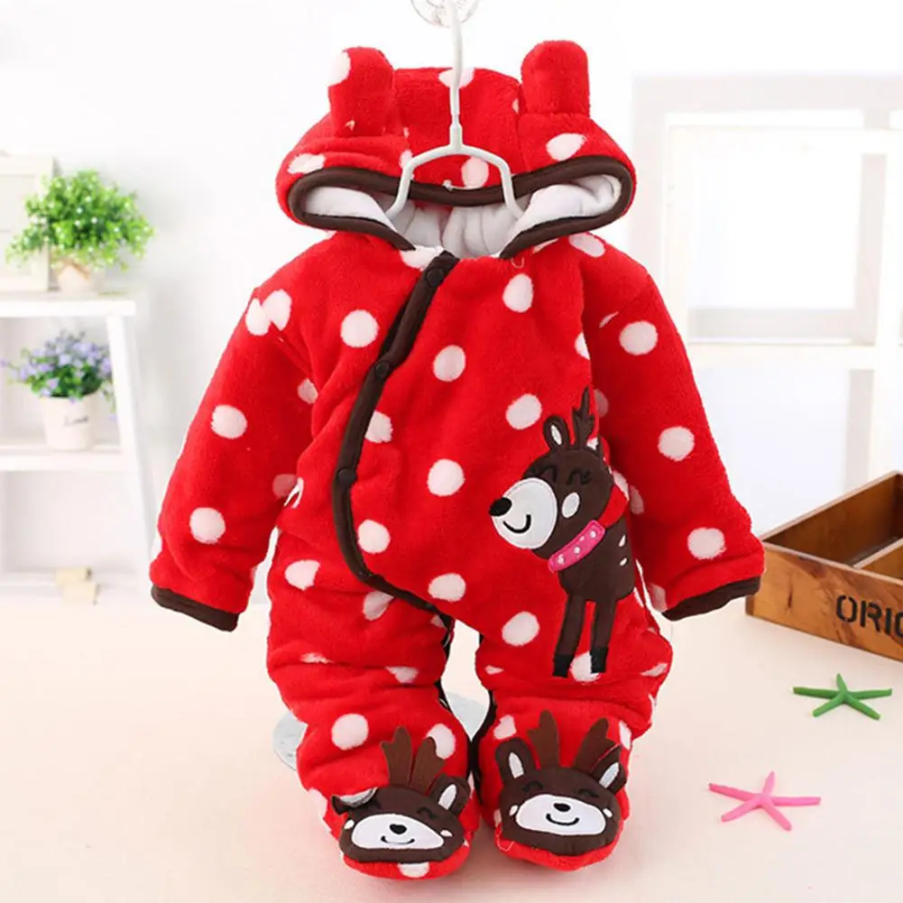 Kidlove/детский утепленный мягкий хлопковый комбинезон с капюшоном и длинными