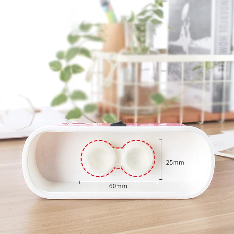 

3Color Practical Automatic Eyeglasses Contact Lens Cleaner Washer Cleaning Lenses Case Contact Lenses Cleaning Device
