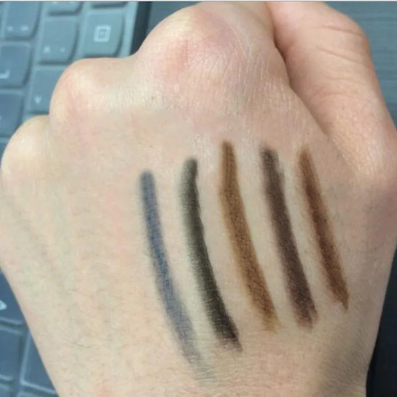 

1PC Eyebrow Pen Waterproof Permanent Makeup Eye brow Pencil Positioning Lip Dark Brown Eyebrow