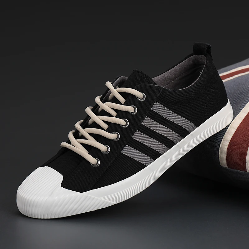 

Nine o'clock Spring New Canvas Shoes Stylish All-match Sneakers For Men Outdoor Casual Male Flats Footwear Breathable Anti-skid