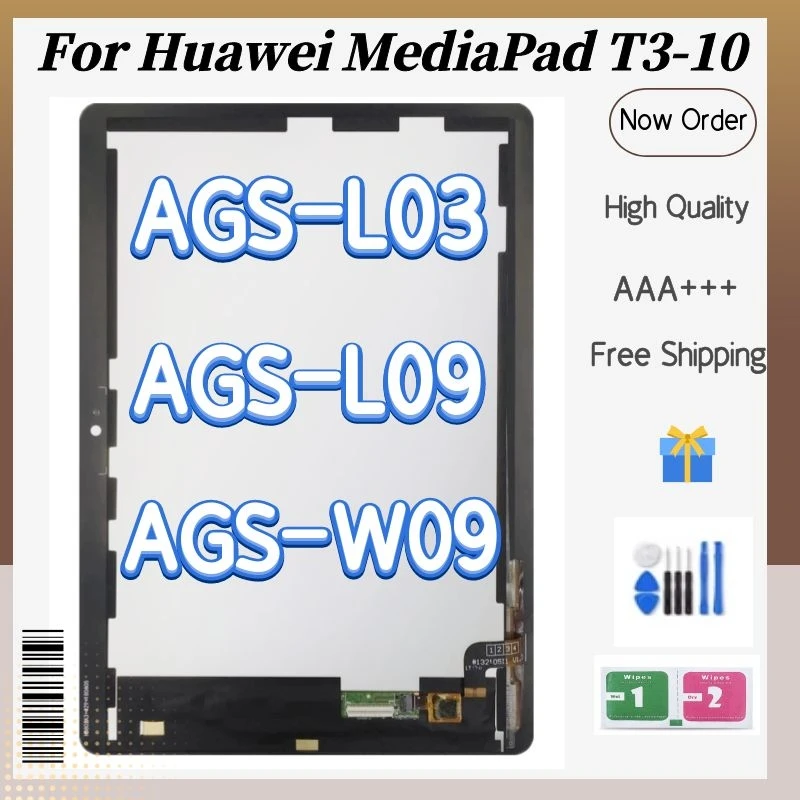 Новый ЖК-дисплей 9 6 дюйма для Huawei MediaPad T3 10 AGS-L03 AGS-L09 AGS-W09 с сенсорным экраном и