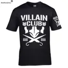 Марти scurll злодей Клубная футболка njpw Кенни omega пуля молодых Мужская рубашка с круглым вырезом футболки для мальчиков Удобная футболка