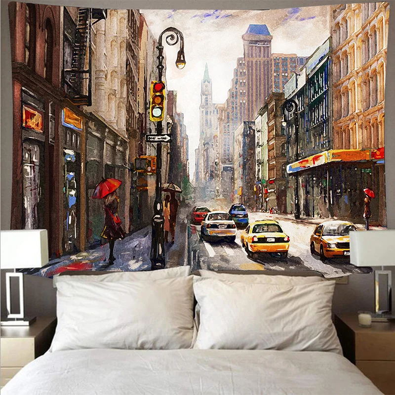 Декоративное Настенное одеяло гобелен богемная настенная ткань ковер уличный