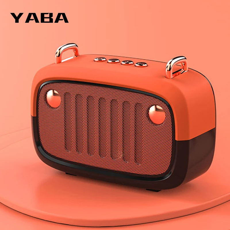 

YABA Bluetooth-compatible Speaker Cartoon Subwoofer Holiday gifts Speaker Support TF Card/U Disk/FM