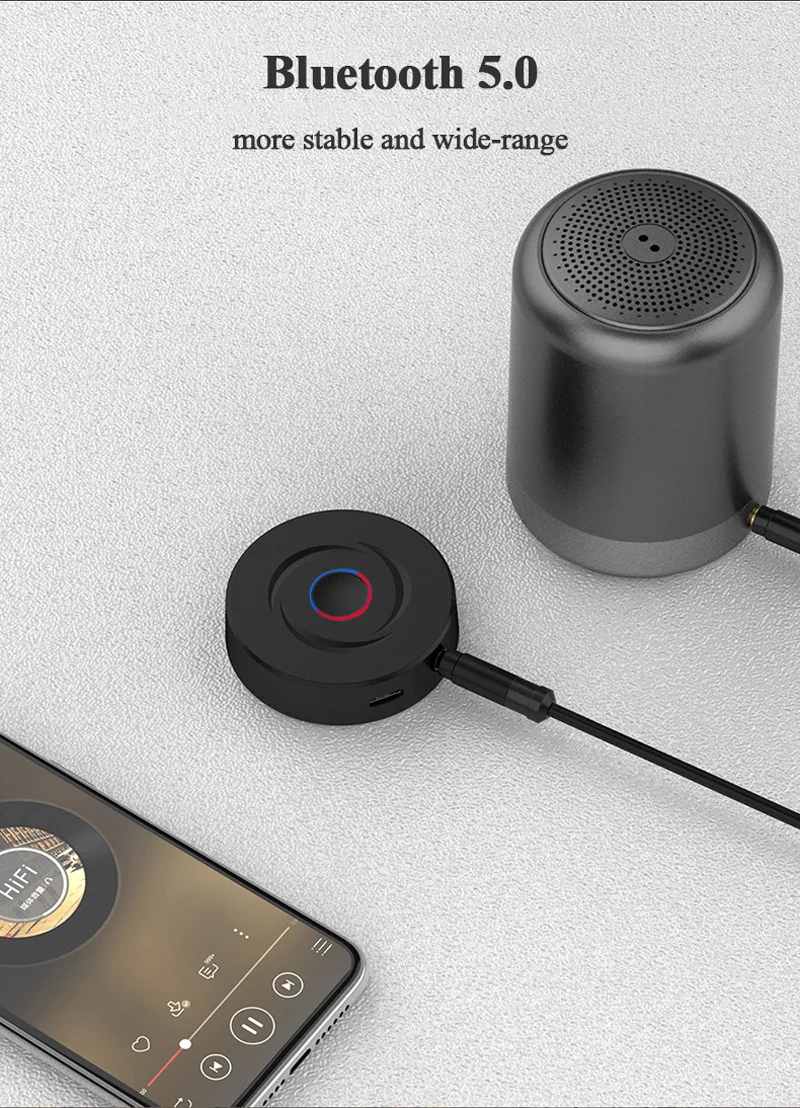 VIKEFON 2 в 1 Bluetooth приемник передатчик Bluetooth 5,0/4,2 3,5 мм AUX стерео автомобильный беспроводной аудио приемник адаптер для ТВ
