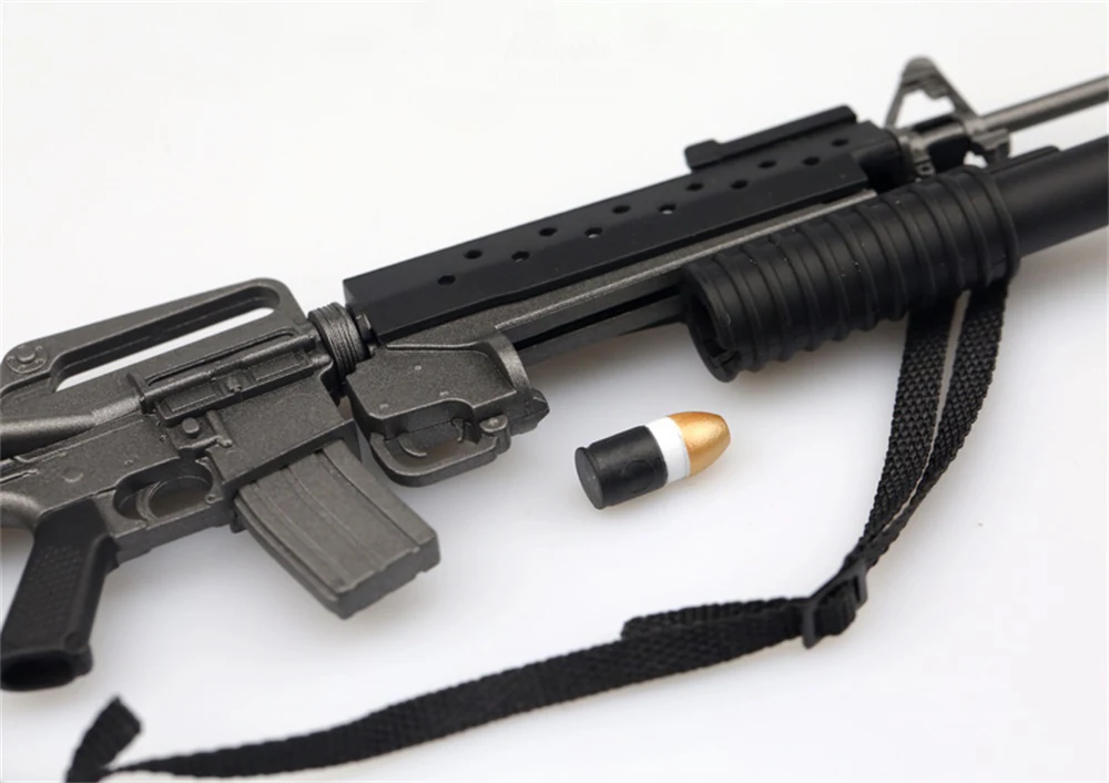 Для продажи DML 1/6 оружие пистолет Вьетнамская война M16 M16A1 + M203 модель нельзя