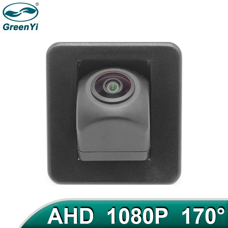 GreenYi 170 градусов 1080P HD AHD Starlight ночное видение Автомобильная камера заднего вида