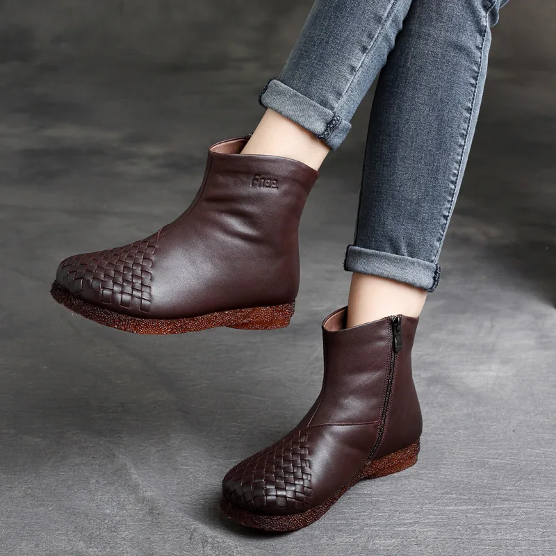

New Boots Women Short Fashion Women's Shoes Large Round Fashion Winter Boots Women 2021 Casual Footwear