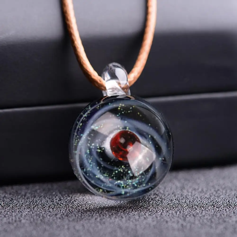 Ожерелье унисекс с изображением Галактики туманности космическая Вселенная