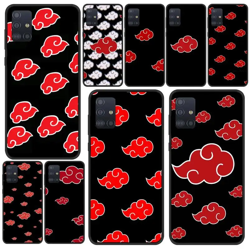 

Akatsuki Cloud Phone Case For Samsung S5 S6 S7 S8 S9 S10 S20 S21 Edge Plus E Fe Lite