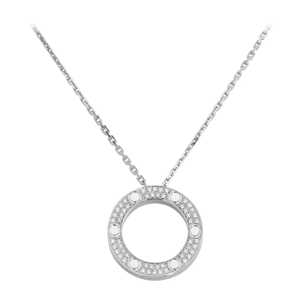 Бесплатная доставка титана сталь серебро Полный CZ проложенный винт Любовное