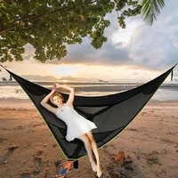 portable hammock multi functional triangle aerial mat convenient camping sleeping bed swing chair hammock with tie rope set