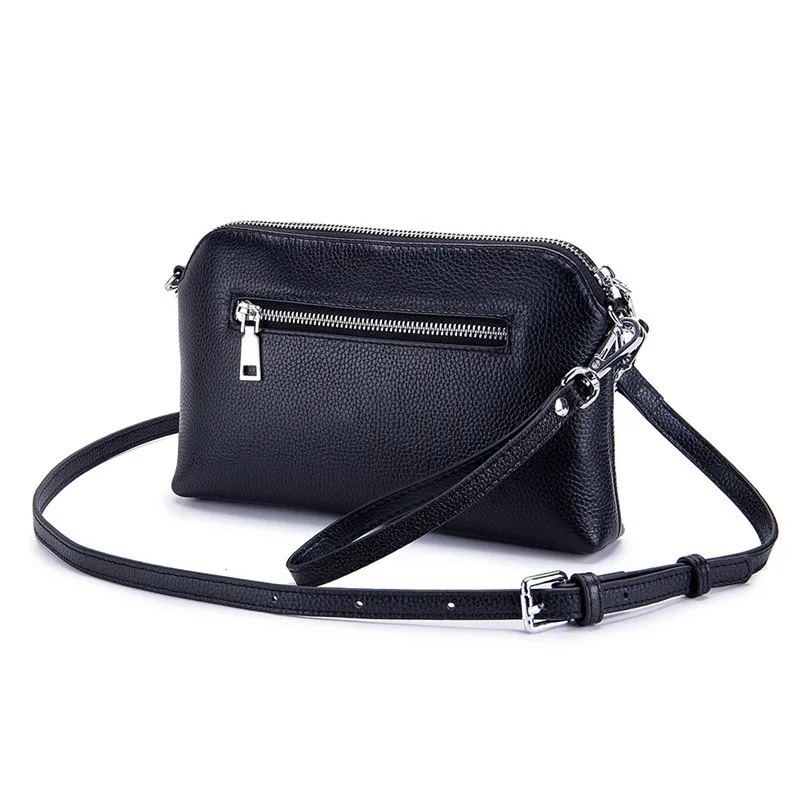 Handbag Phone Purse Women Small Bag Crown fashion high quality cow Leather Shoulder Shell Crossbody | Багаж и сумки
