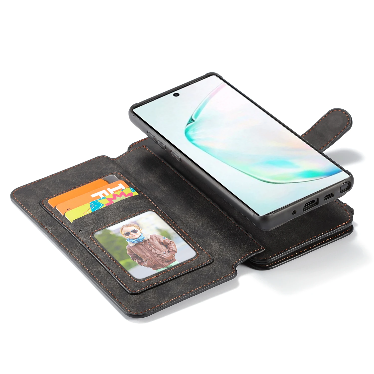 Чехол для samsung galaxy Note 10 Pro чехол на магнитной застежке кошелек Samsung Plus роскошный