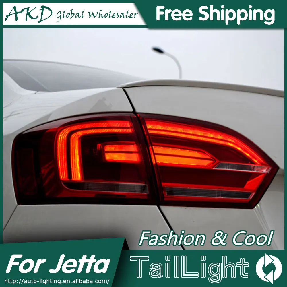 Светодиодный задний фонарь AKD для VW Jetta MK6 стоп сигнал парковки|jetta led|car stylingled tail light