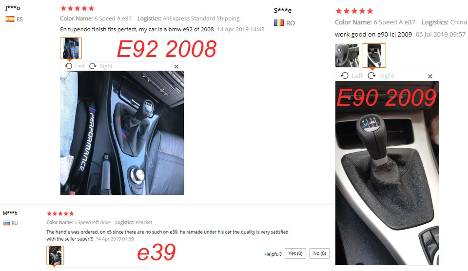 5/6 Скорость ручка переключения рулевого механизма автомобиля 1 3 5 6 серия E30 E32 E34 E36 E38 E39 E53 E60 E63 E83 E84 E87 E90 E91 E92 F30 автомобильные аксессуары