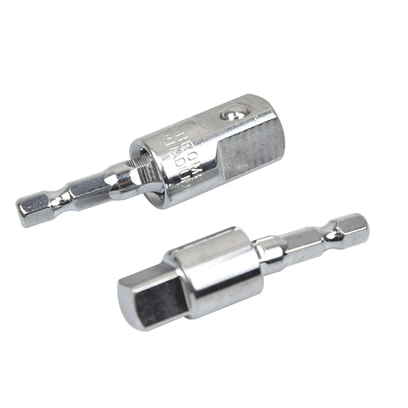 

1/4" 3/8" 1/2"Electric Drill Socket Adapter for impact Driver with Hex Shank 40JE