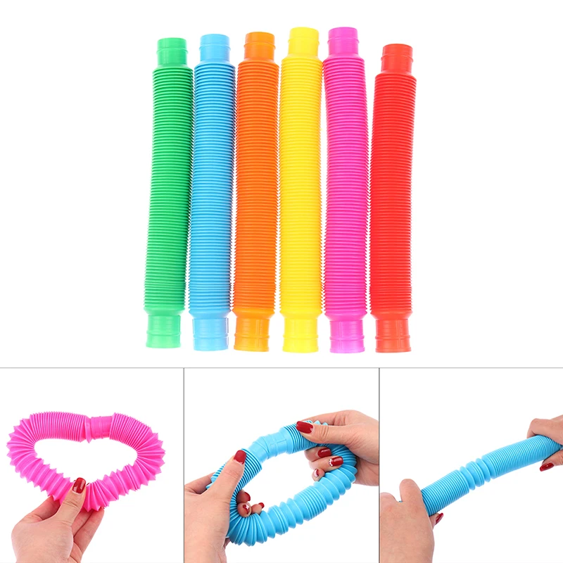 

Creative Colorful Telescopic Tube Magical Toys Pressure Relief Toys Folding Toy Early Development Educational Folding Toy