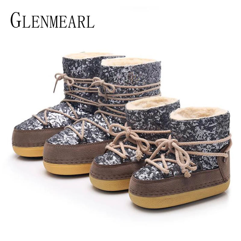 Фирменные теплые женские зимние ботильоны на теплом меху Женские туфли