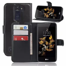 For LG K8 Case Luxury PU Leather Case For LG K8 Lte K350 K350E K350N 5.0" K 8 4G Flip Protective Phone Shell Back Cover Skin