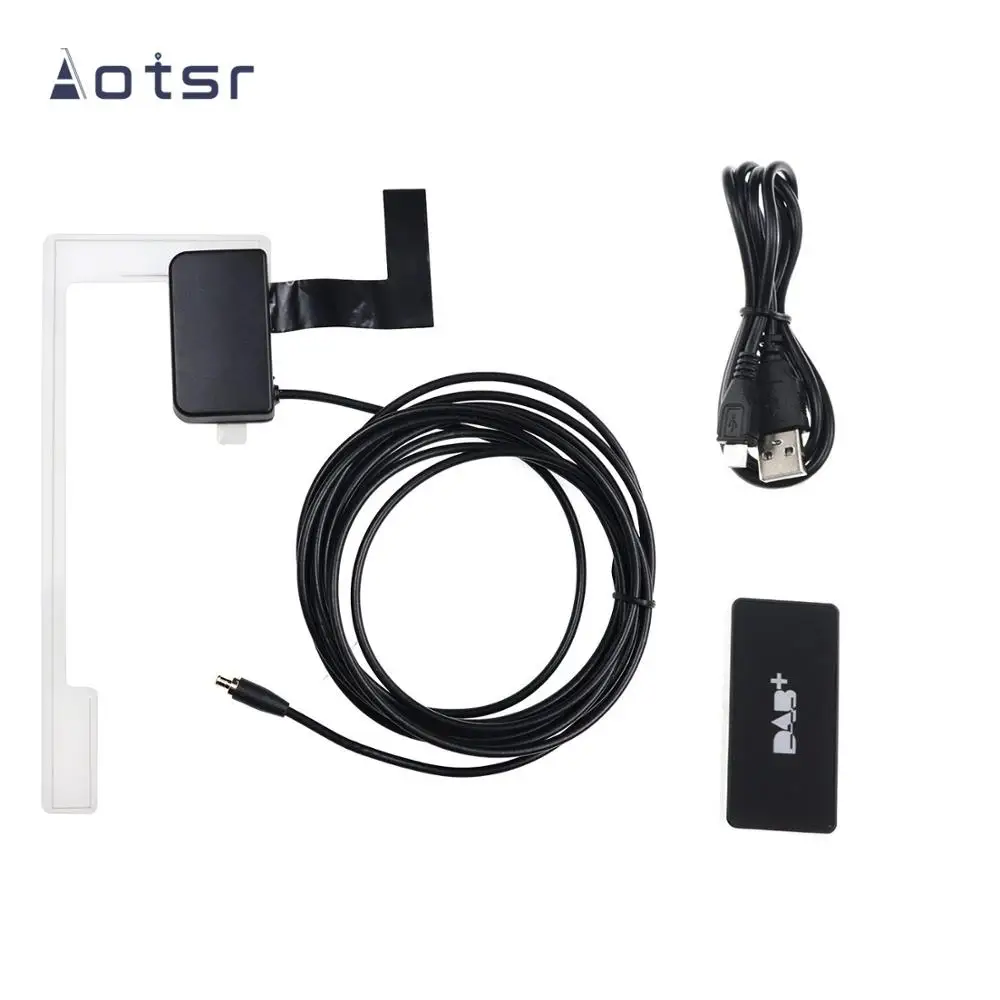 USB DAB + радио тюнер цифровой аудио вещания приемник для Автомобильный dvd-плеер на