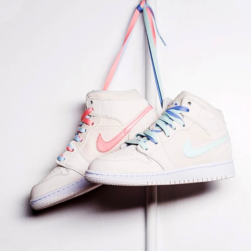 Air Jordan 1 Новое поступление детская обувь высокая детская Баскетбольная обувь удобные уличные спортивные кроссовки#640737-035