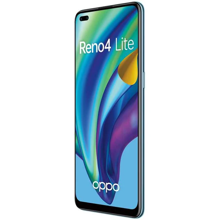 Smartphone Oppo Reno 4 Lite 128GB 8GB Blue 3G 4G 6.43 &quot1080x2400 and10 802.11 a/b/g/n/ac NFC GPS | Mobile Phones