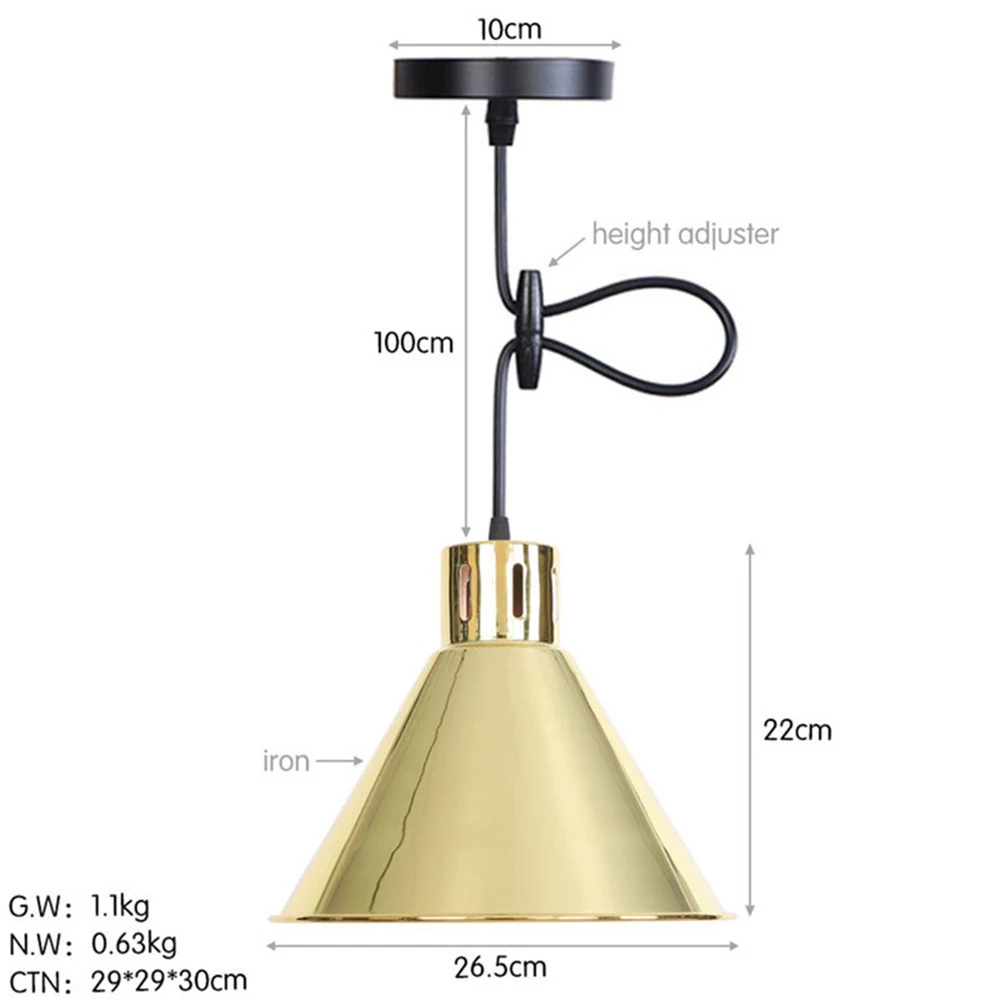 

Gold Modern Pendant Lamp Nordic Design Home Decor LED Hanging Light Fixtures Dinning Room Bar Indoor Lighting Iron Droplight
