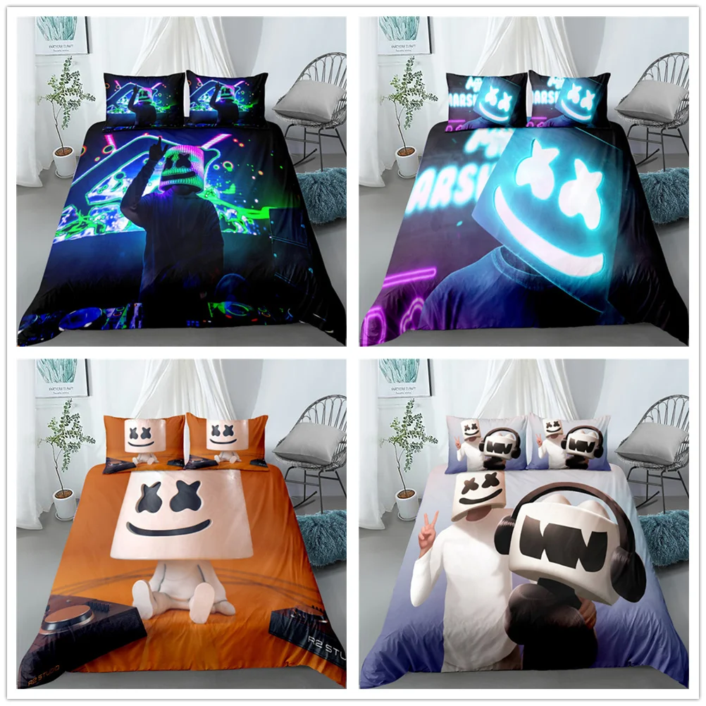 Dj музыкальный популярный комплект постельного белья одинарный двойной