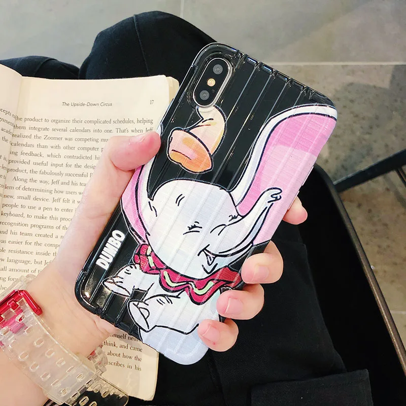Слон Дамбо багажник чехол для телефона XiaoMi RedMi Note 8 7 6 K20 Pro силиконовый Мягкий ТПУ