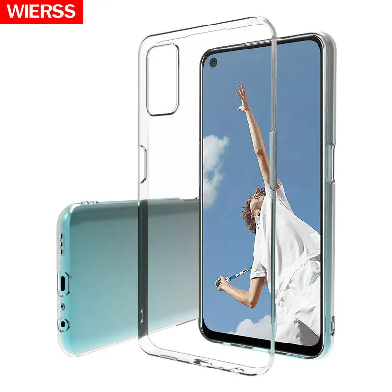 Для Oppo A52 для A72 4G прозрачный силиконовый чехол A92 телефона Etui|Бамперы| |