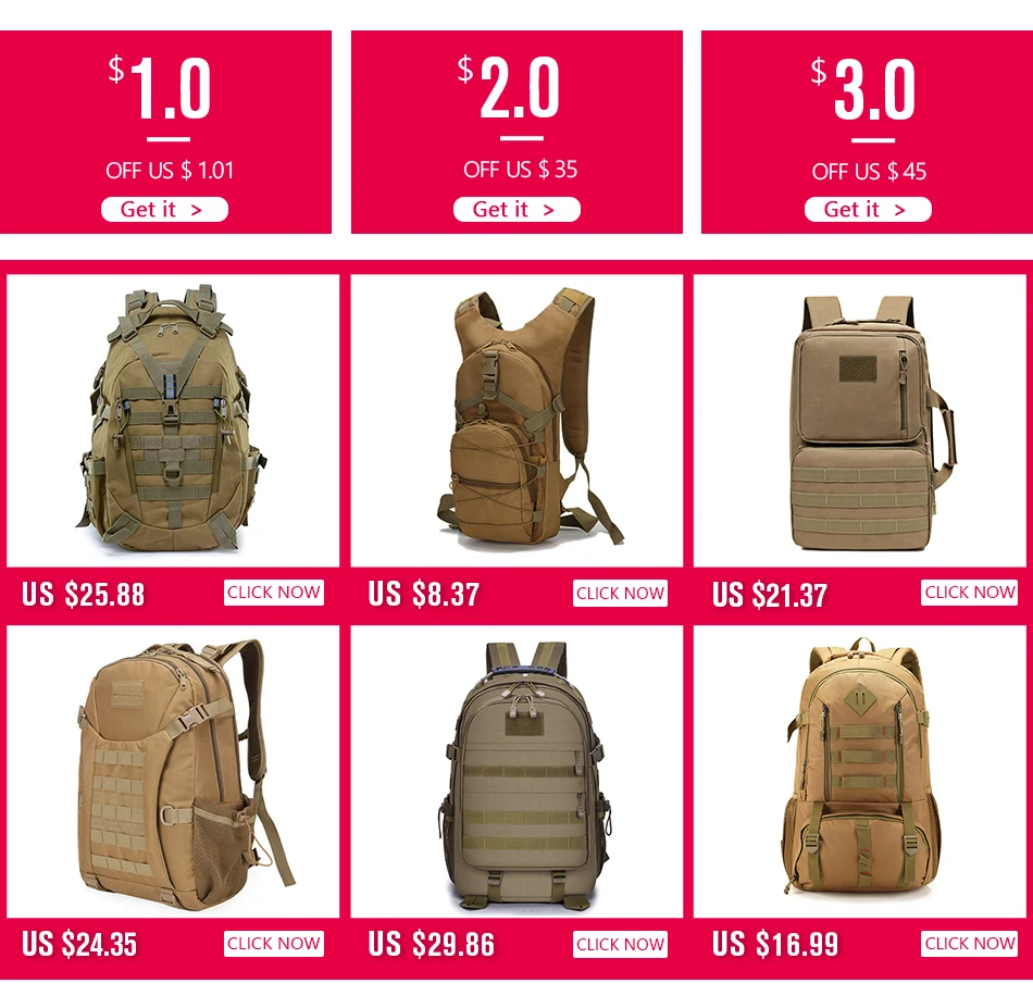 50L Molle походный рюкзак, тактические военные сумки рюкзаки, водонепроницаемые Рюкзаки, походные рюкзаки, сумка на плечо XA303WA