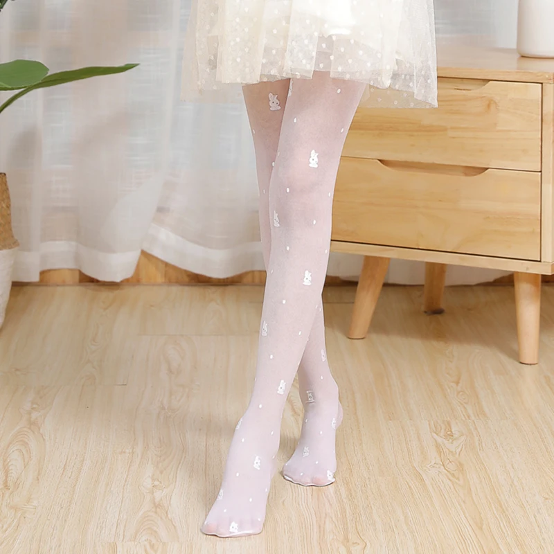 Летние тонкие детские колготки для девочек Балетки танцев маленьких Тонкие