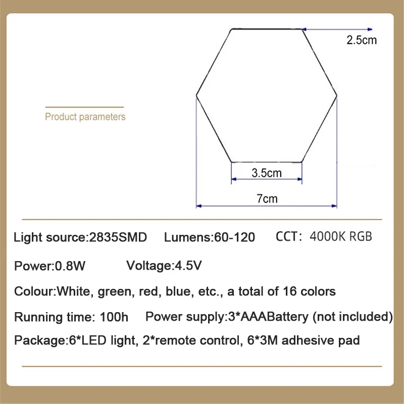 

2020 New LED Night Lights Creative Geometry Assembly RGB Night Lamp Panel For Bedroom Decor