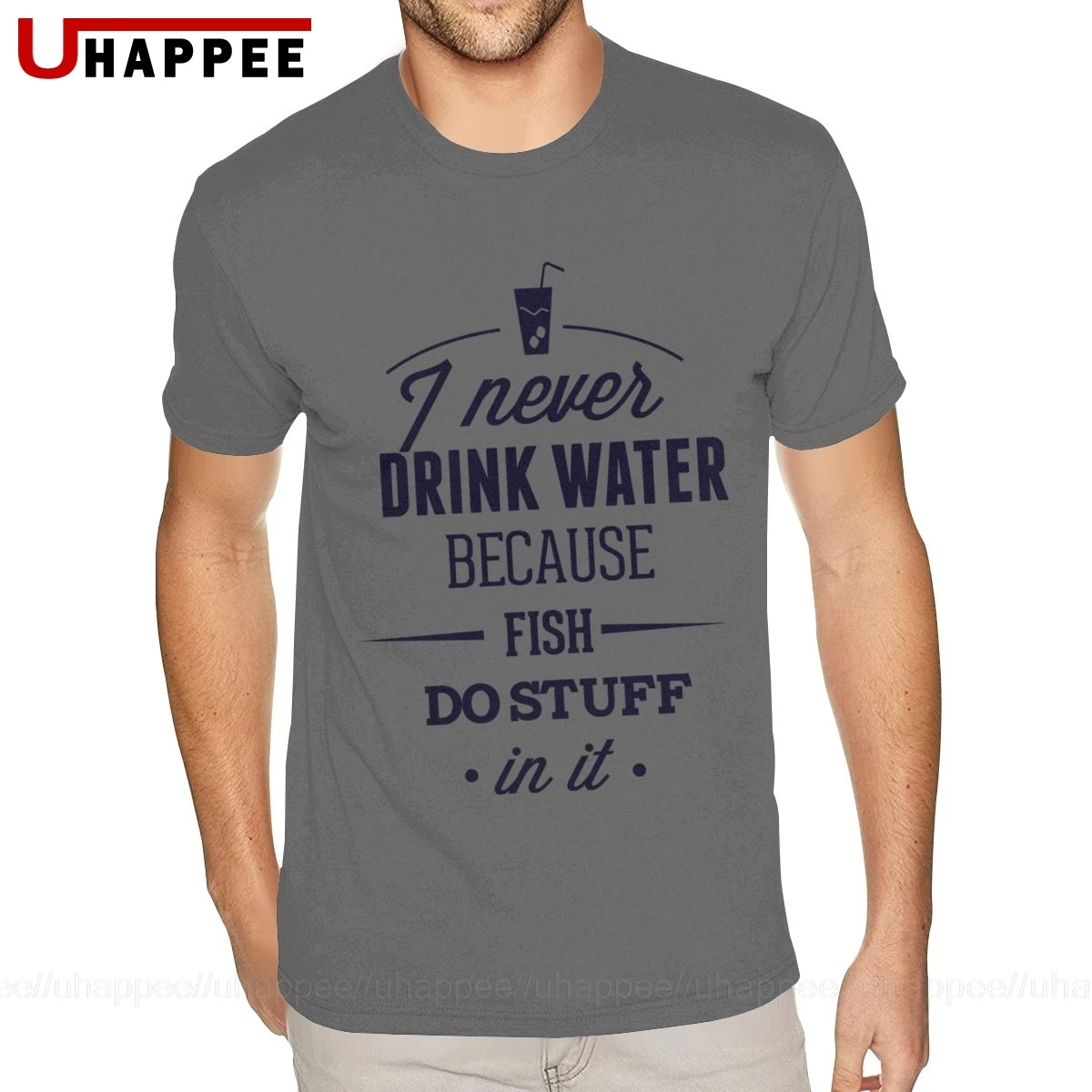Размера плюс я никогда не пить воду потому что рыба делают вещи в ней футболки