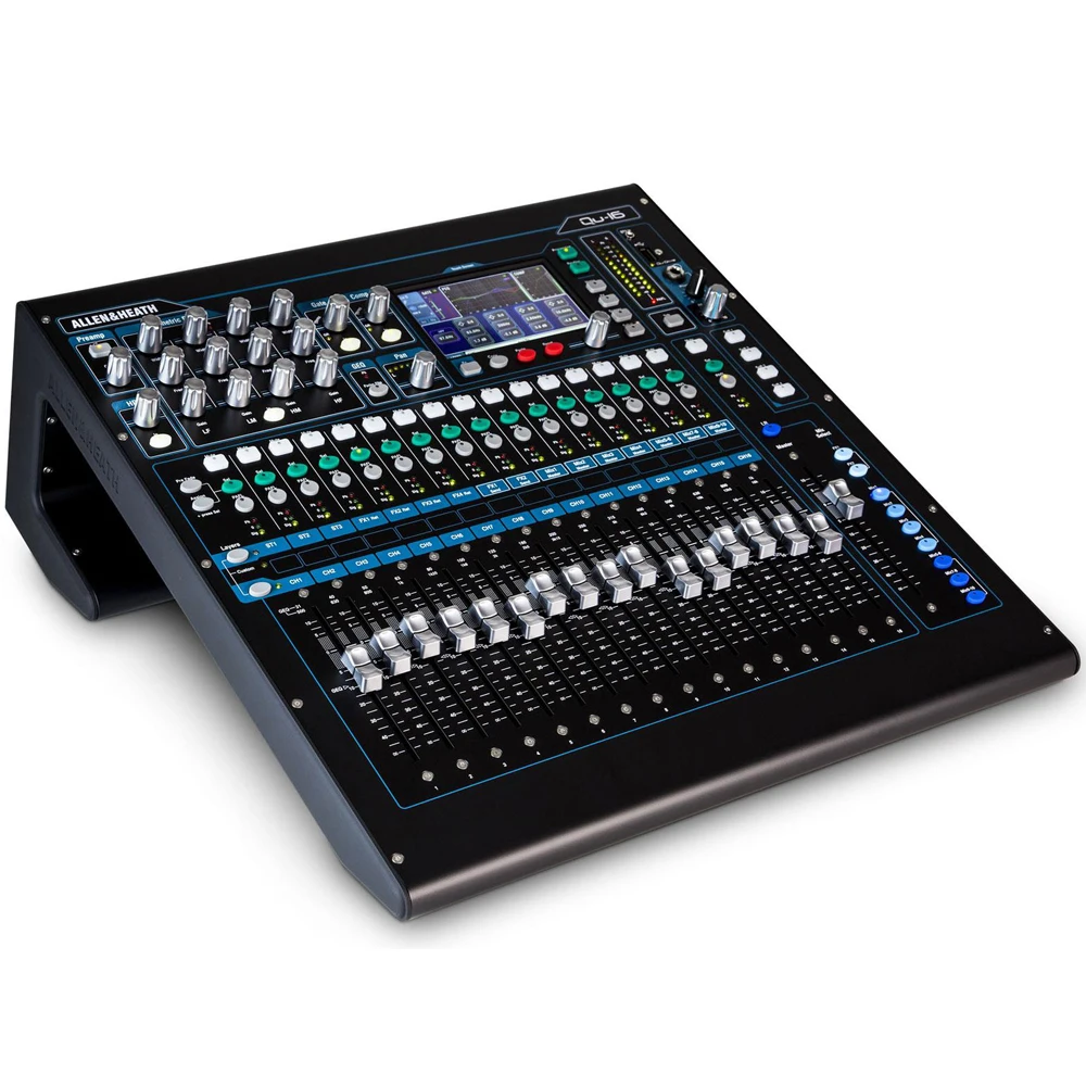 Allen &amp Heath Qu-16 16 Channels Digital Audio Mixer Chrome Edition Professional DJ Mixing Console For System | Электроника
