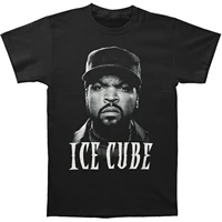 ice cube mens big face t shirt black t shirts short sleeve leisure fashion summer letter top tee hot cheap mens