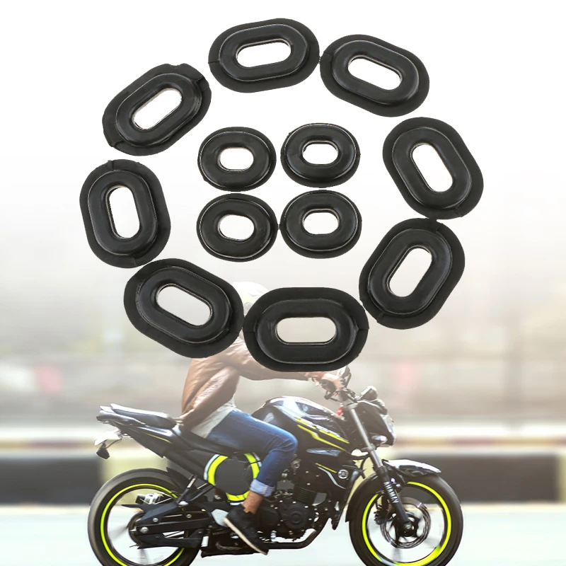 12 шт. боковые крышки для мотоцикла резиновые прокладки Honda CB CL XL 100 CG125 CB125S/125T